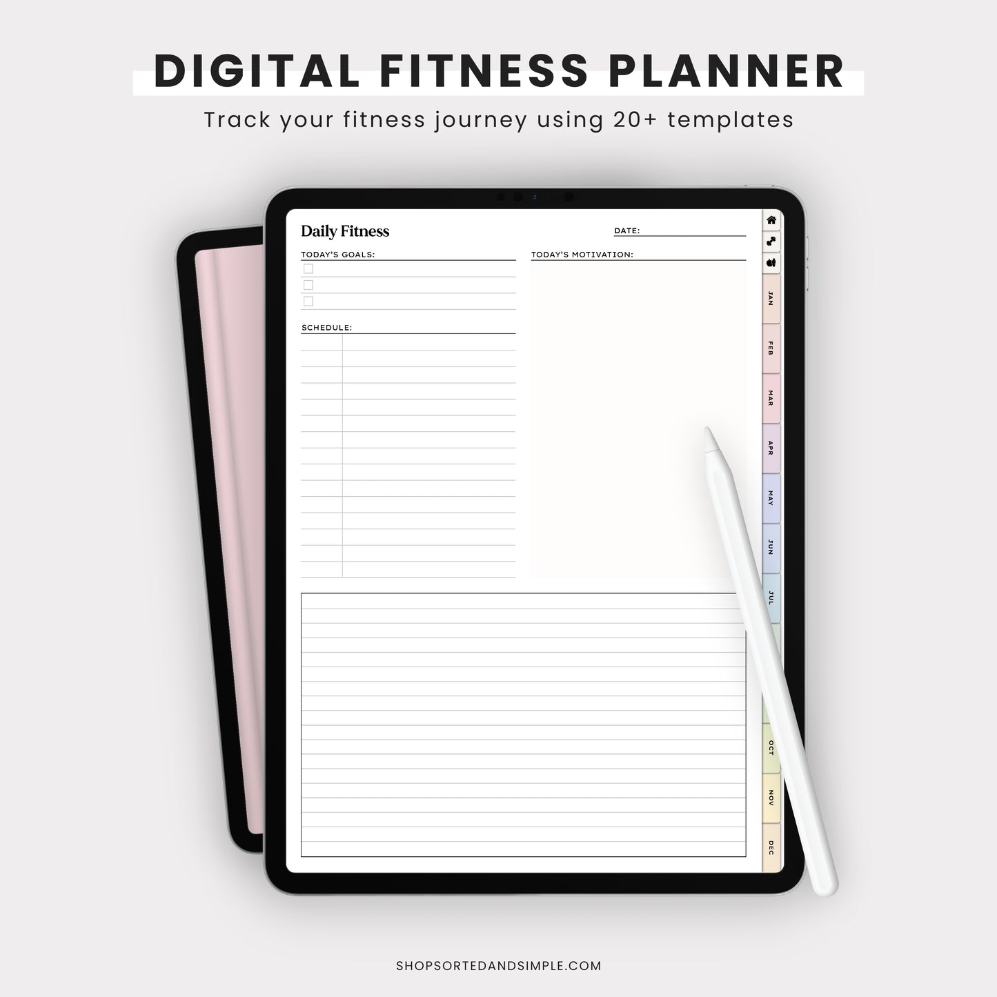 Digital Fitness Planner