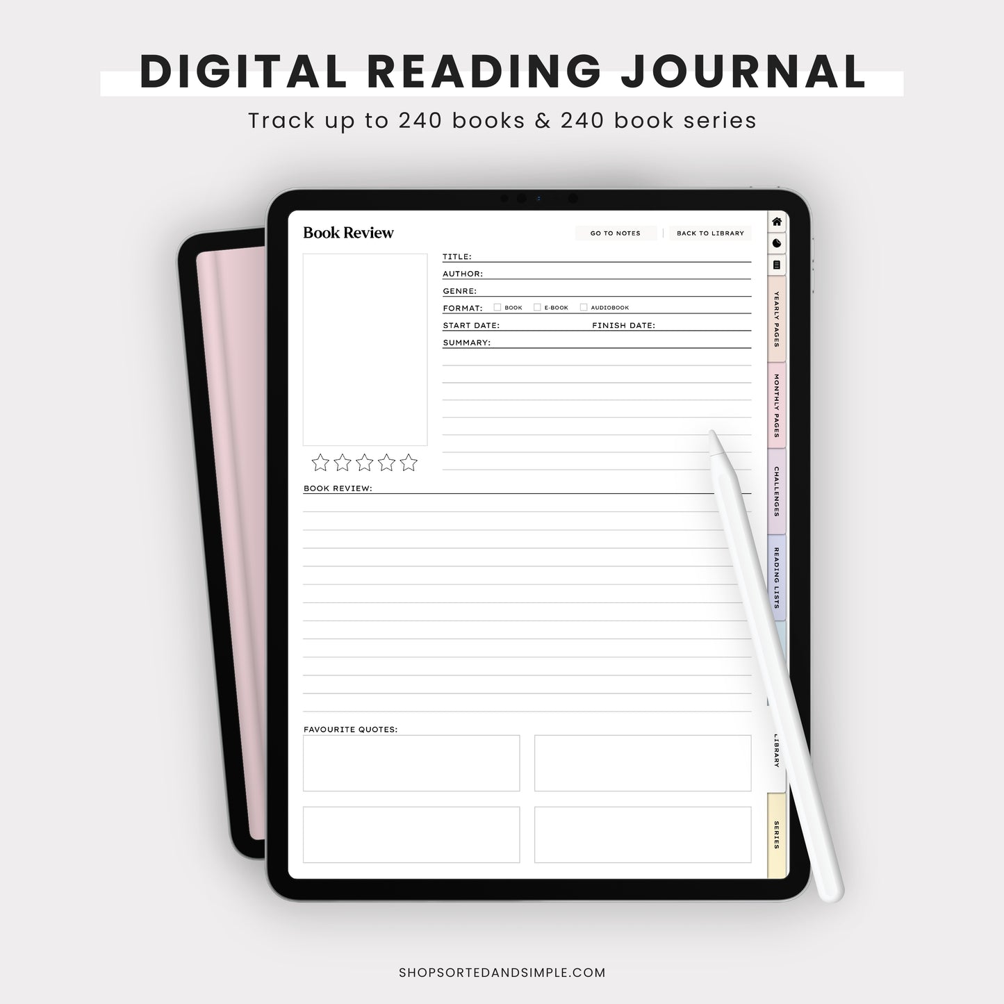 Digital Reading Journal