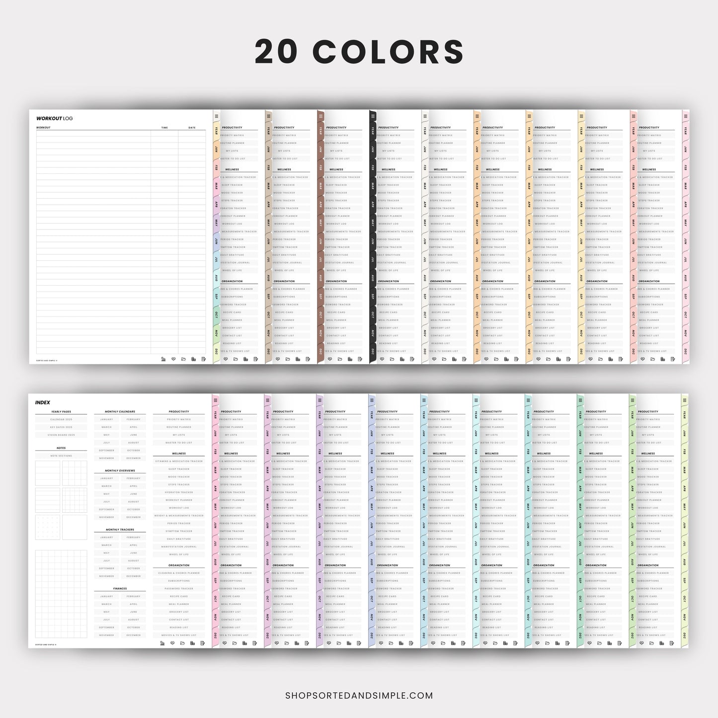 2025 All In One Digital Planner