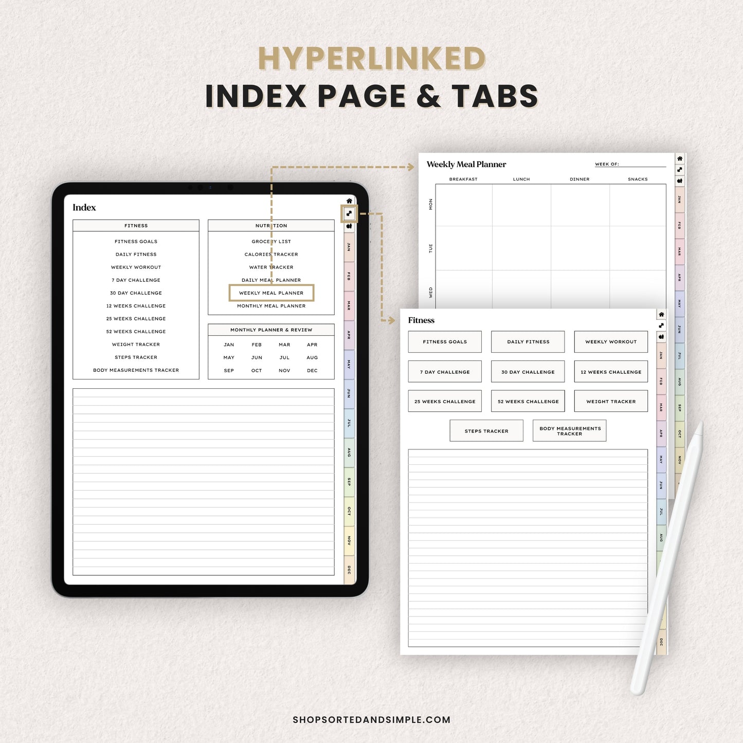 Digital Fitness Planner