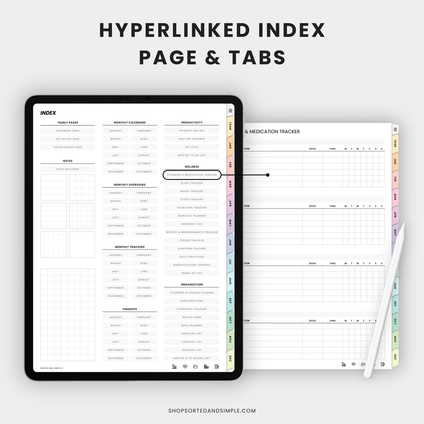 2025 All In One Digital Planner