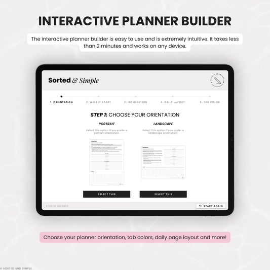 2026 Digital Planner: All-in-One Hyperlinked PDF