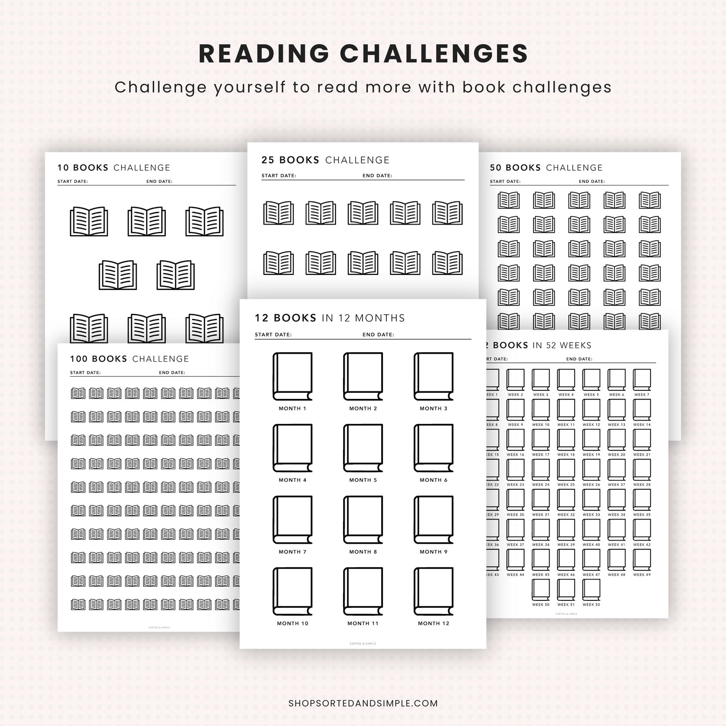 Reading Planner Bundle Printable