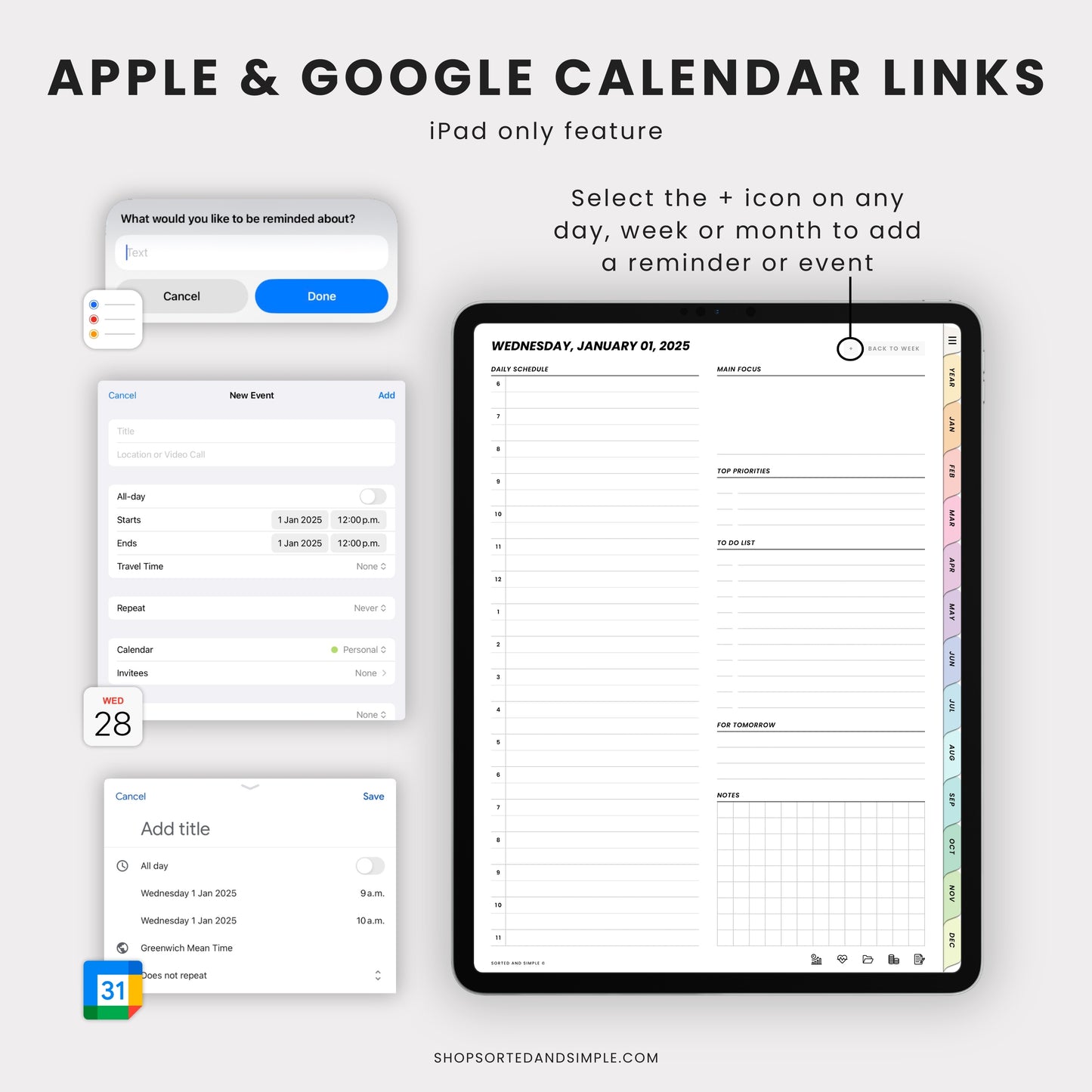 2025 All In One Digital Planner