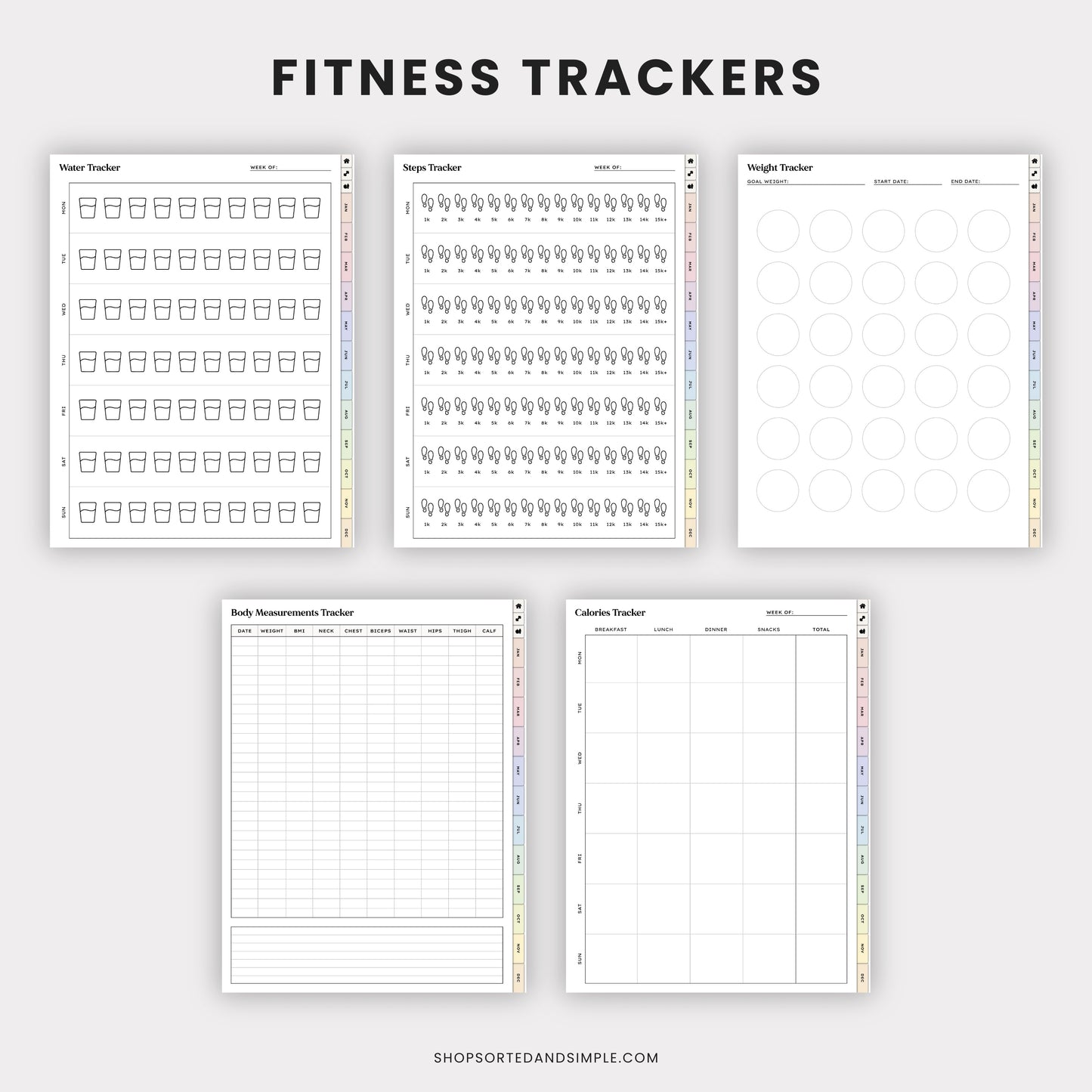 Digital Fitness Planner