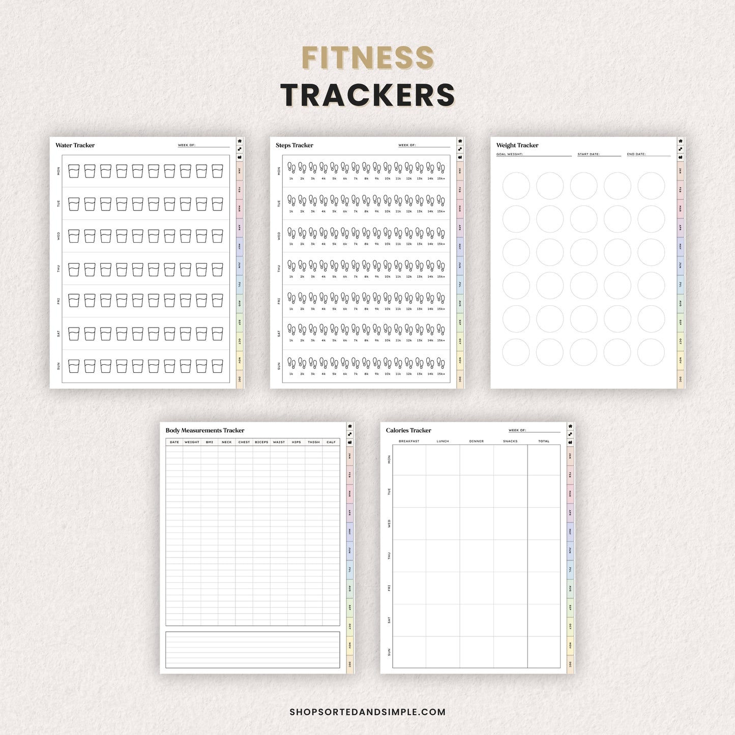 Digital Fitness Planner