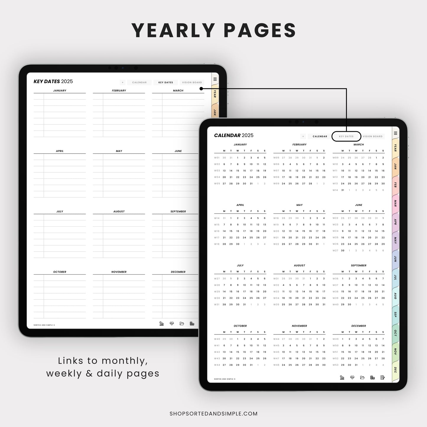 2025 All In One Digital Planner