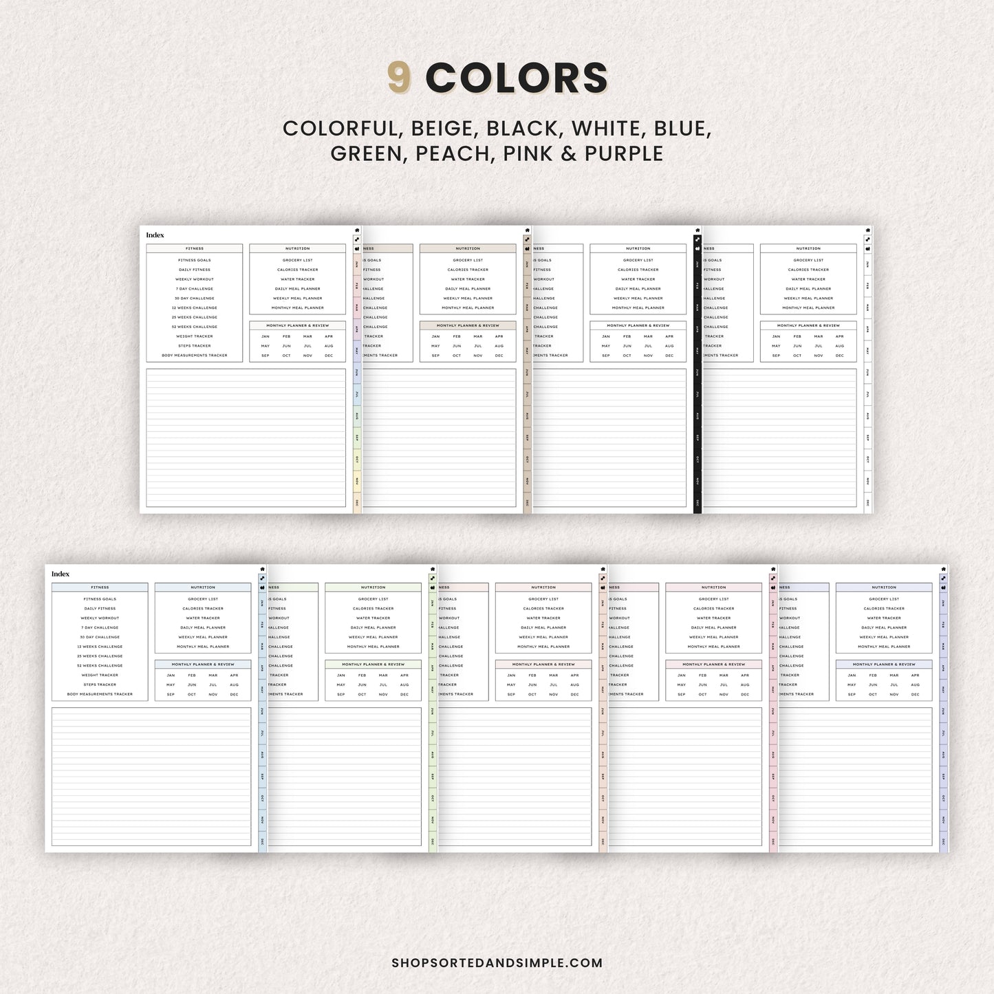 Digital Fitness Planner