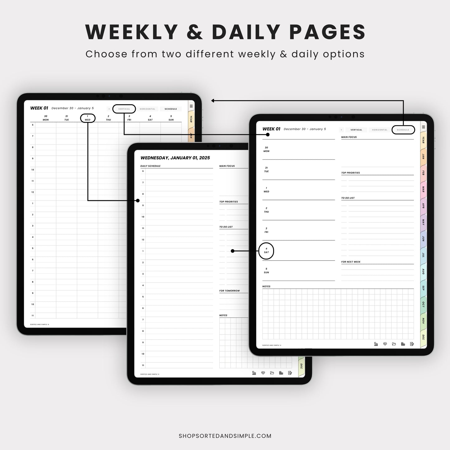 2025 All In One Digital Planner