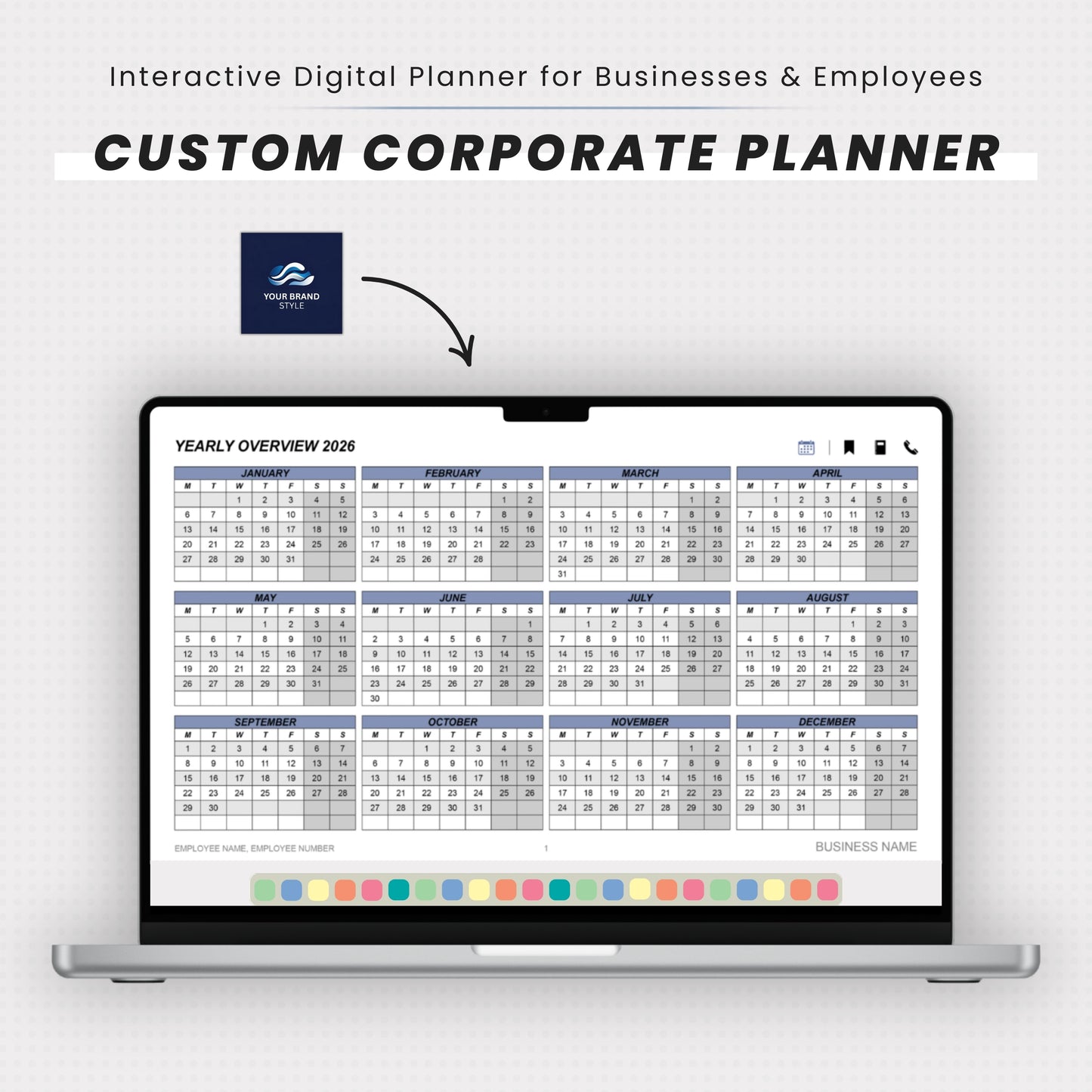 Custom Corporate Digital Planners for 2026