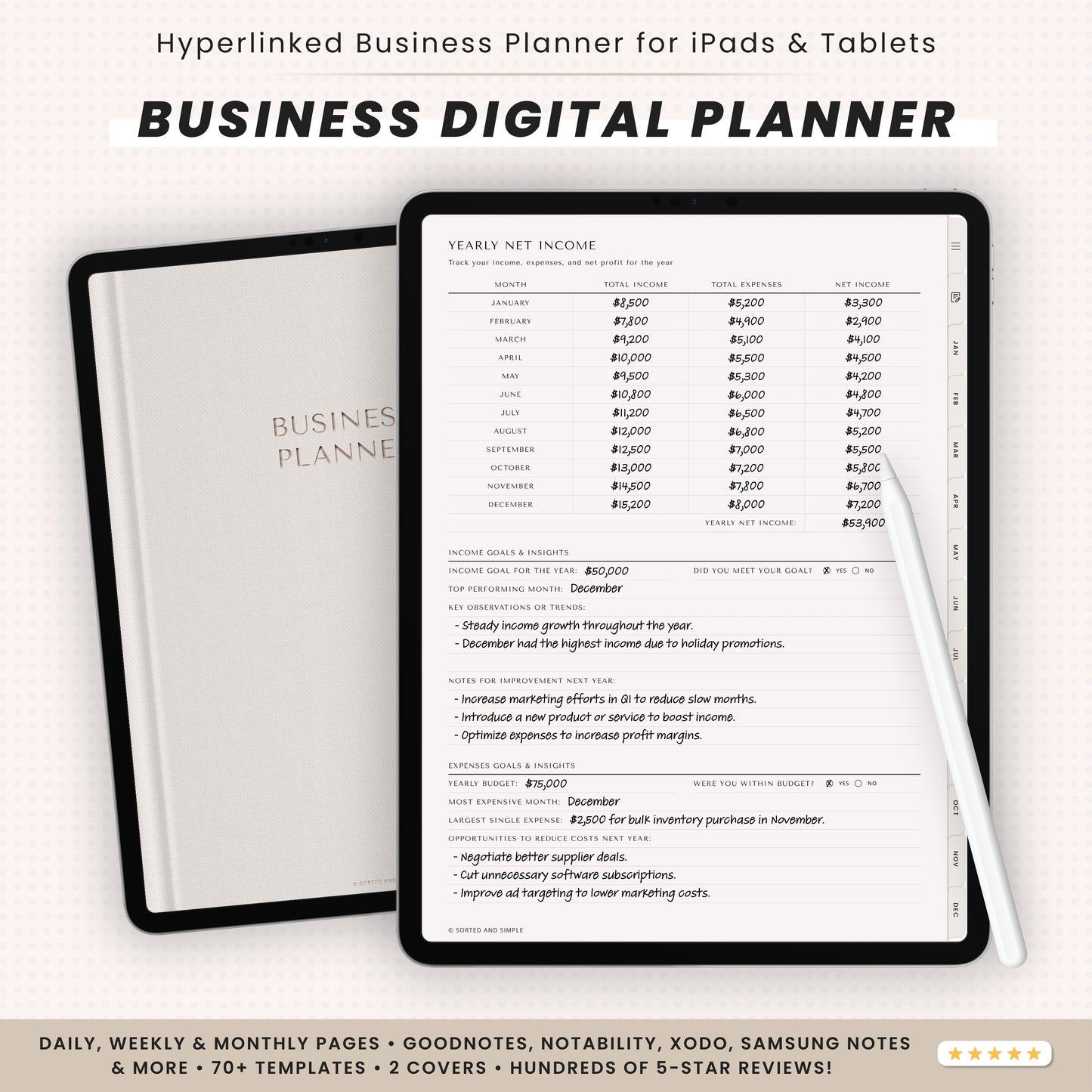 Small Business Digital Planner