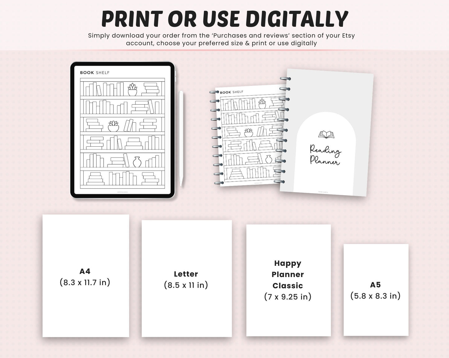 Reading Planner Bundle Printable