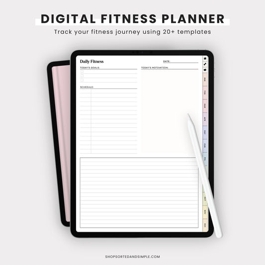 Digital Fitness Planner