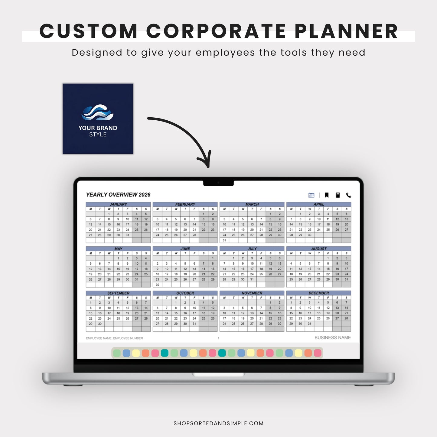Custom Corporate Digital Planners for 2026