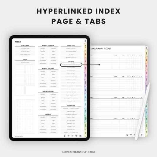2025 All In One Digital Planner