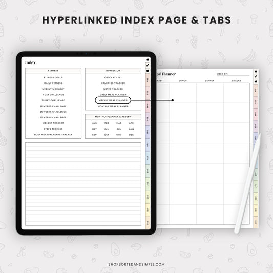 Digital Fitness Planner