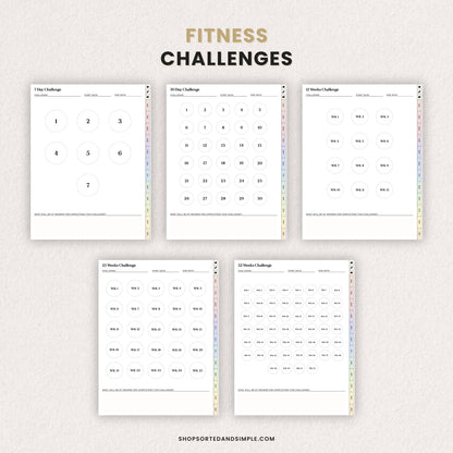 Digital Fitness Planner