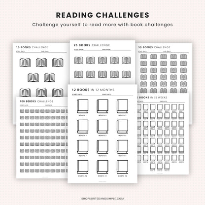 Reading Planner Bundle Printable