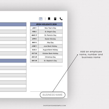 Custom Corporate Digital Planners for 2026