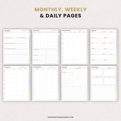 Digital Fitness Planner