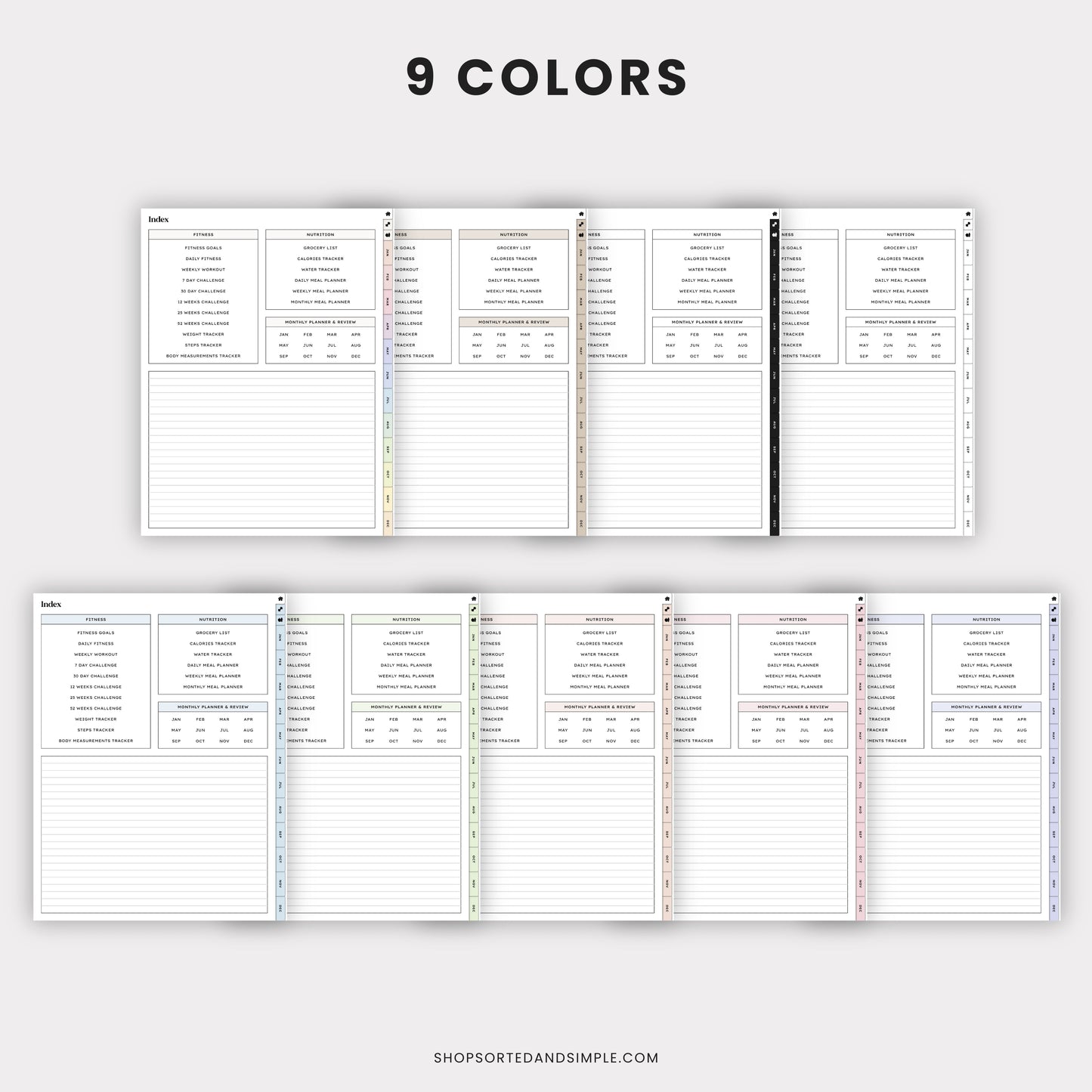 Digital Fitness Planner