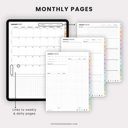 2025 All In One Digital Planner