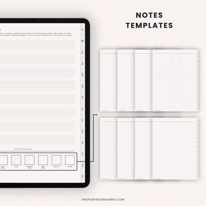 Small Business Digital Planner
