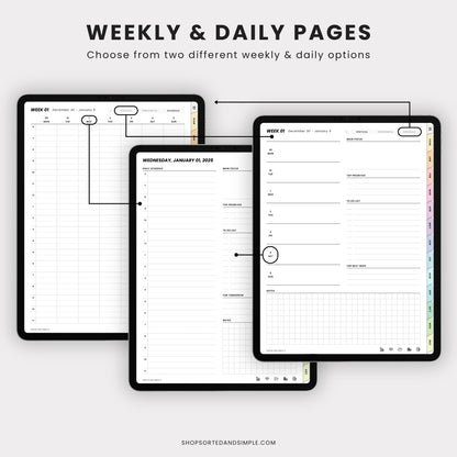 2025 All In One Digital Planner