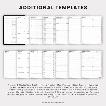 2025 All In One Digital Planner
