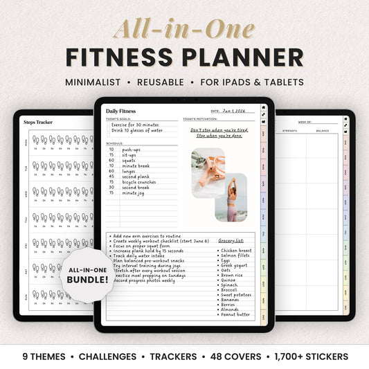 Digital Fitness Planner