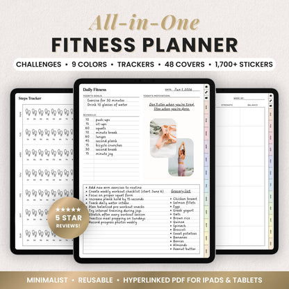 Digital Fitness Planner