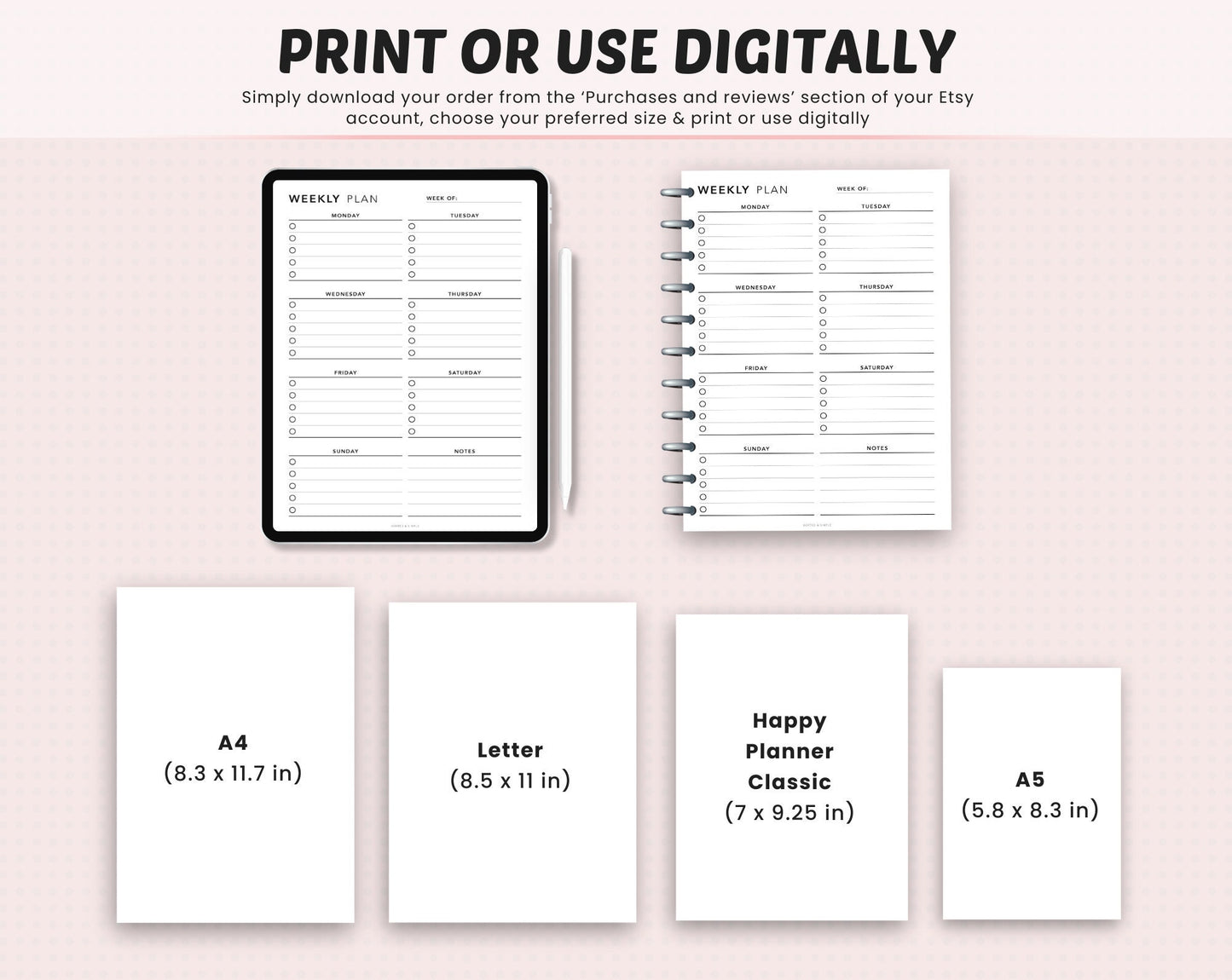 Weekly Planner Printable