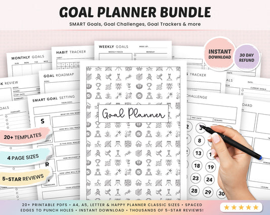 Goal Planner Bundle Printable