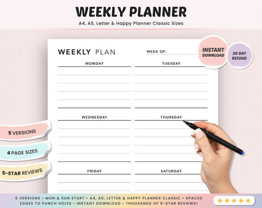 Weekly Planner Printable