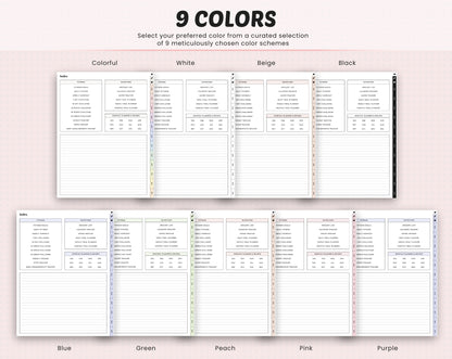Digital Fitness Planner