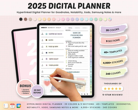 2025 All In One Digital Planner