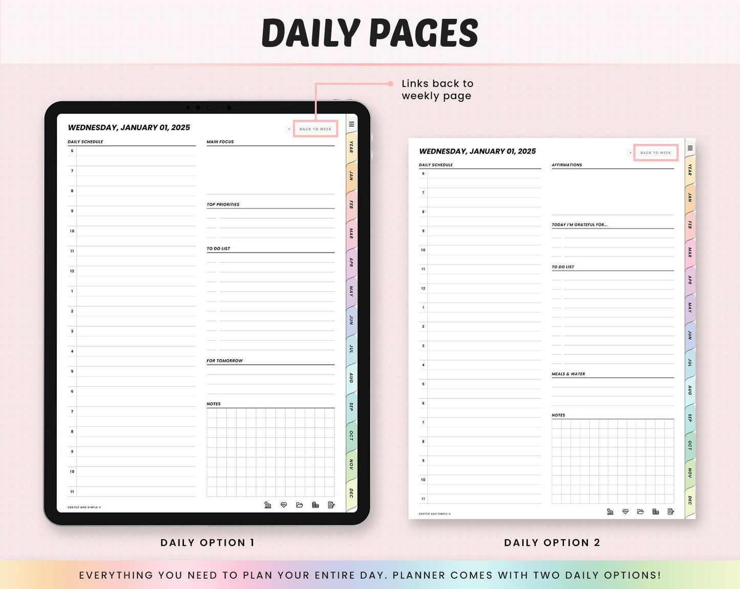 2025 All In One Digital Planner